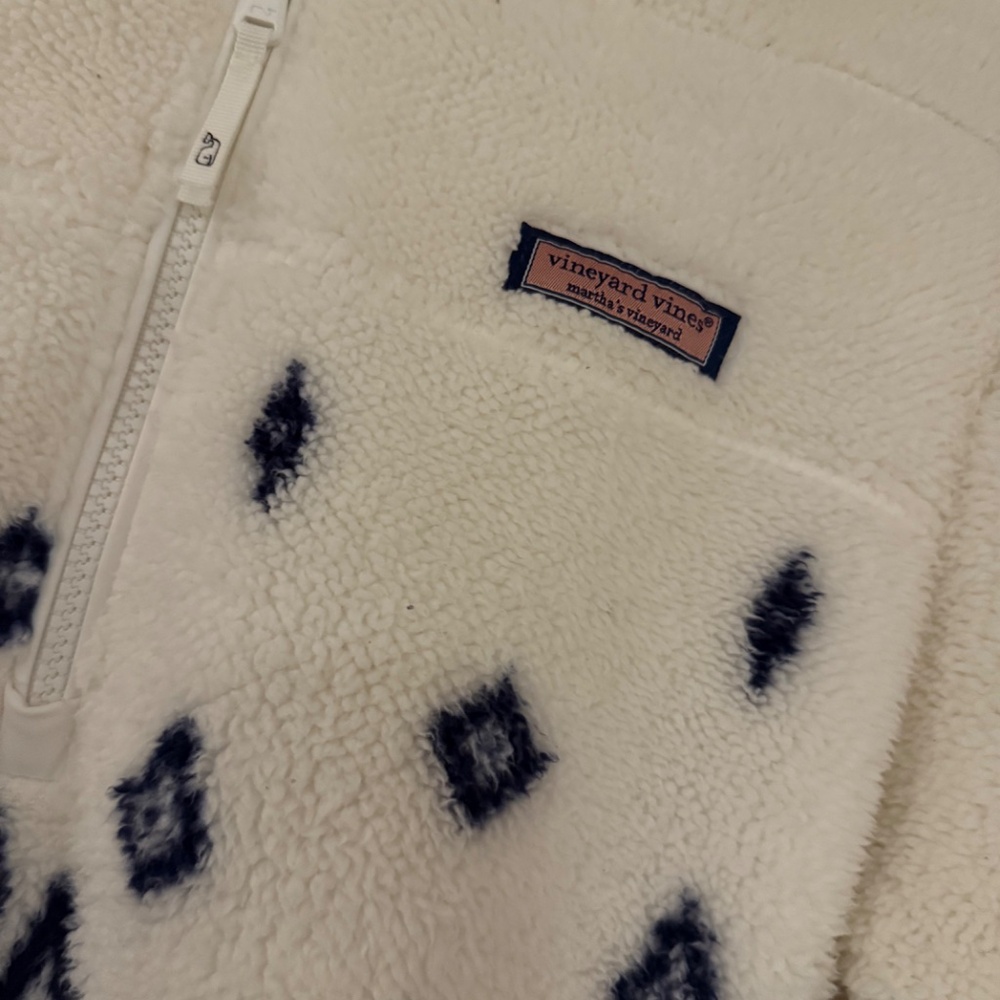 2 for $25: Vineyard Vines Fair Isle Quarter Zip Fleece - small - like new - Picture 3 of 5